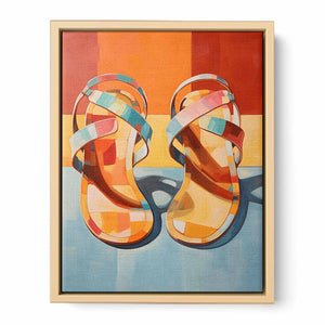 Slippers Artwork Art Print