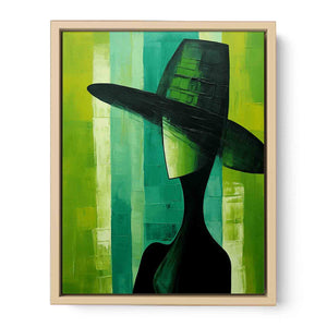 Emerald Fragments Art Print
