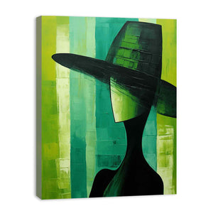 Emerald Fragments Painting