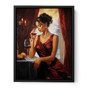 Evening Uncorked Canvas Print