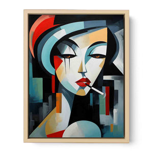 Cubist Muse Art Print