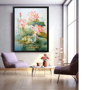 Lotus Flower Painting