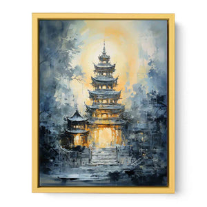 Zen in Wood Streched canvas