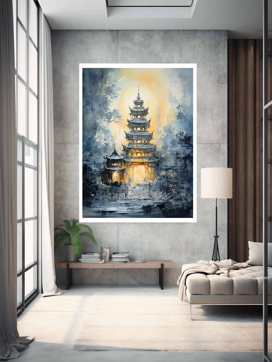 Zen in Wood Painting