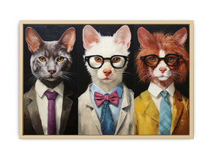 Modern Animal with Glasses Art Print