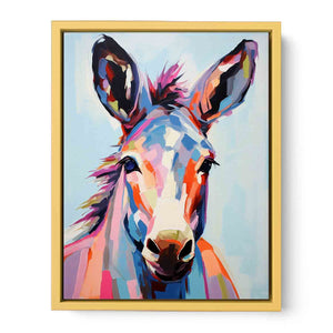 Modern Donkey Streched canvas