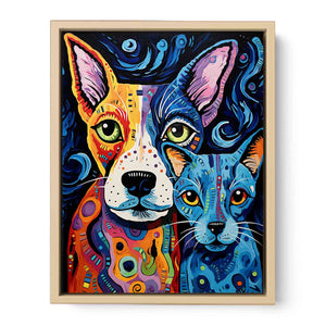 Modern Dogs Art Print