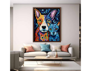 Modern Dogs Painting