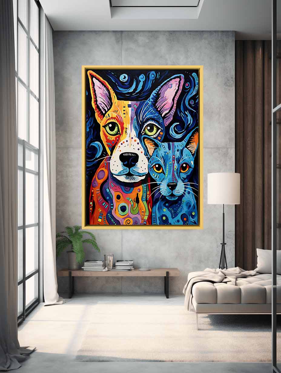 Modern Dogs Painting