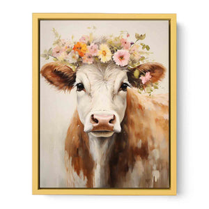 Modern Cow Streched canvas