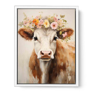 Modern Cow Framed Print