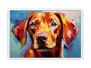 Red Dog Framed Print