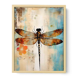 Vinatge Dragonfly Art Print