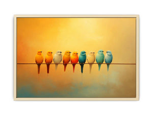 Brids on Branch Art Print