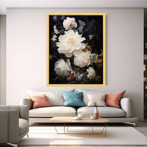 White Flowers Painting