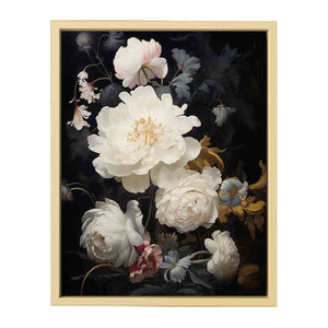 White Flowers Art Print