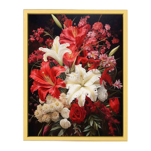 Beautiful Floral Painting Streched canvas