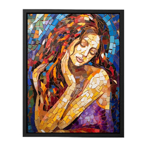 Mosaic Art Painting Canvas Print