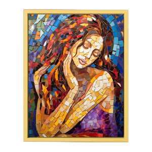 Mosaic Art Painting Streched canvas