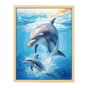 Dolphin Artwork Art Print