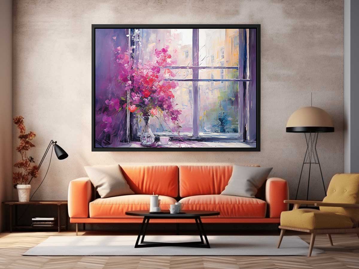 Still Life Window Art Painting