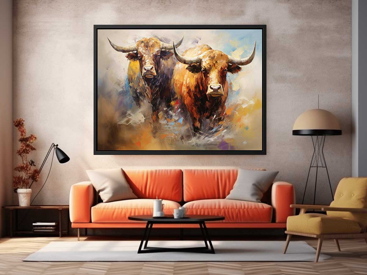Buffalo Art Painting