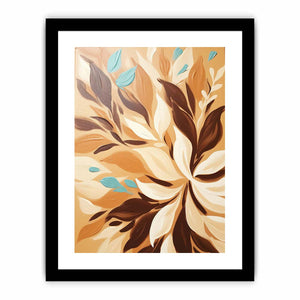 Brown Leaves Art Print