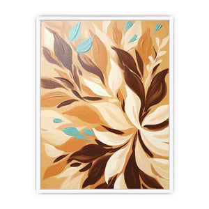 Brown Leaves Framed Print