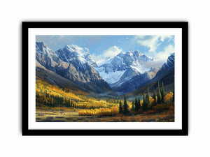 Mountains in Norway Art Print