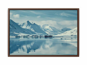 Svalbard Mountain Poster