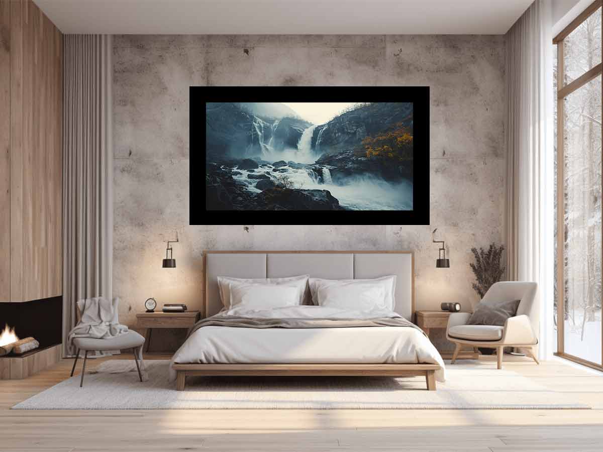 Langfoss Waterfall