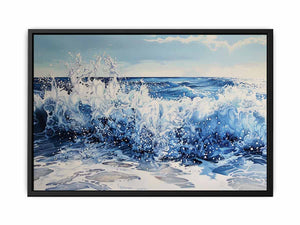 Splashing Waves Painting