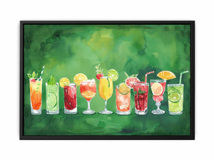 Summar Cocktails Painting