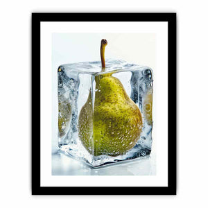 Pear in Ice Art Print