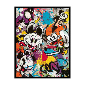 Cartoon Gafiti Painting