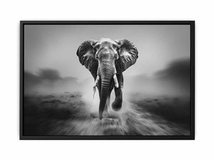 Elepahant Running Painting