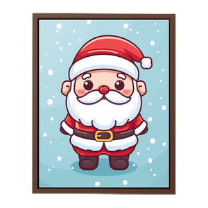 Santa in The Snow Poster