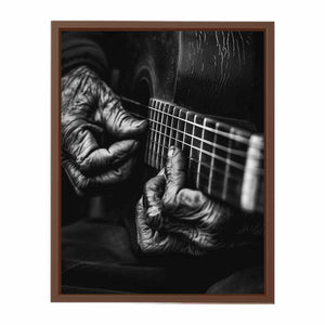Playing Guitar Poster