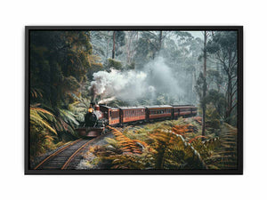 Billy Steam Train Painting
