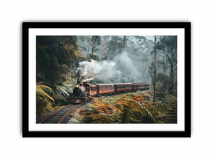 Billy Steam Train Art Print