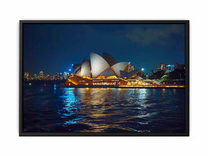 Opera House in Night Painting