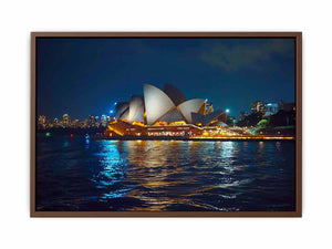 Opera House in Night Poster