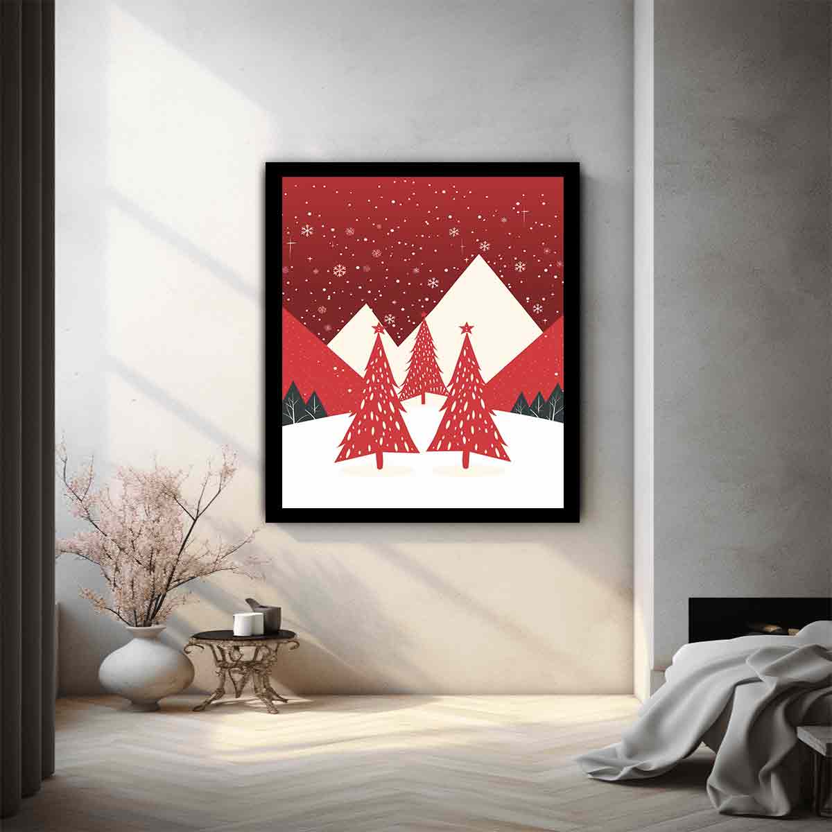 Red Christmas Tree
