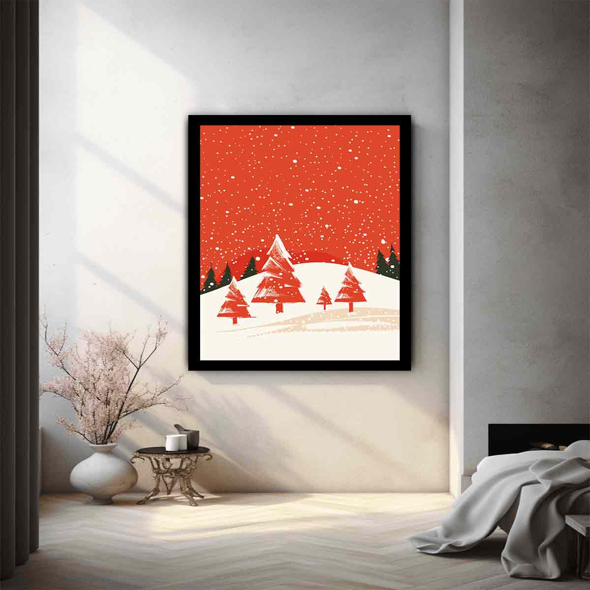 Red Christmas Tree