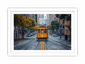 San Francisco Cable Car Streched canvas