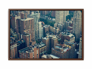 Manhattan Rooftops Poster