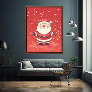 Santa in The Snow