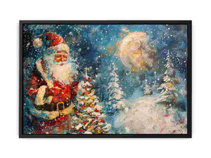 Santa Coming Painting