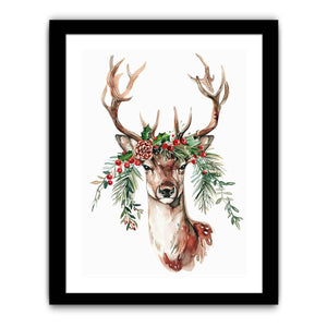 Forest Reindeer Art Print