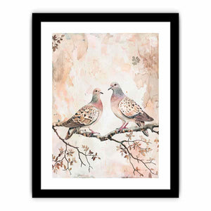 Turtle Doves Art Print